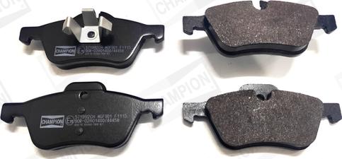 Champion 571992CH - Brake Pad Set, disc brake autospares.lv