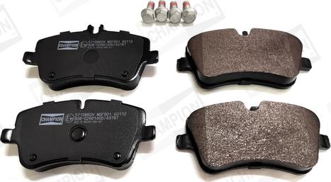 Champion 571986CH - Brake Pad Set, disc brake autospares.lv