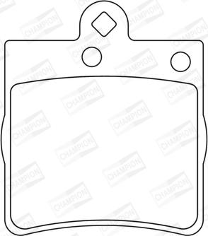 Champion 571925CH - Brake Pad Set, disc brake autospares.lv