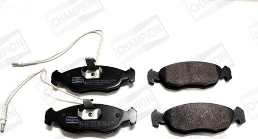 Champion 571509CH - Brake Pad Set, disc brake autospares.lv