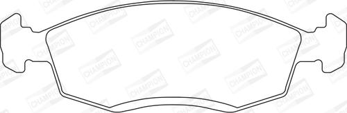 Champion 571351CH - Brake Pad Set, disc brake autospares.lv