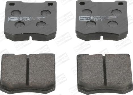 Champion 571367CH - Brake Pad Set, disc brake autospares.lv