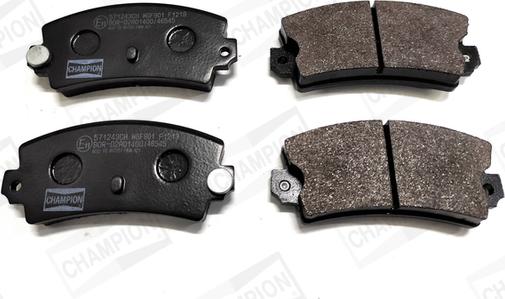 Champion 571243CH - Brake Pad Set, disc brake autospares.lv