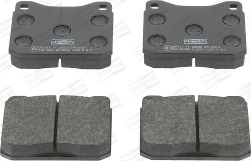 Champion 571255CH - Brake Pad Set, disc brake autospares.lv