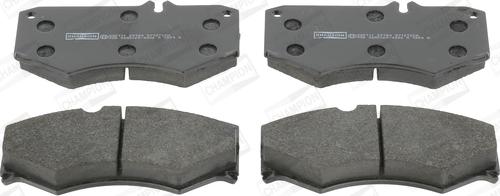 Champion 571272CH - Brake Pad Set, disc brake autospares.lv