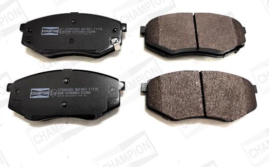 Champion 573454CH - Brake Pad Set, disc brake autospares.lv