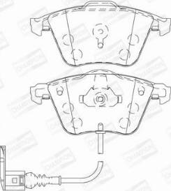 Champion 573463CH - Brake Pad Set, disc brake autospares.lv