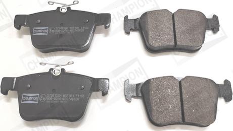 Champion 573415CH - Brake Pad Set, disc brake autospares.lv