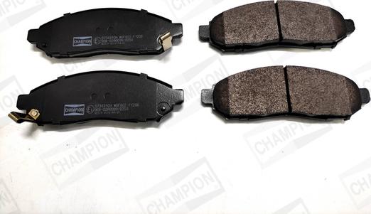 Champion 573431CH - Brake Pad Set, disc brake autospares.lv