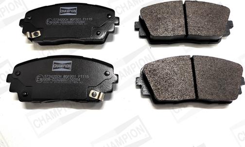 Champion 573420CH - Brake Pad Set, disc brake autospares.lv