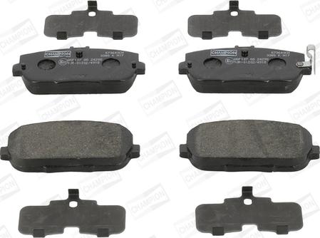 Champion 573640CH - Brake Pad Set, disc brake autospares.lv