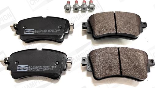 Champion 573628CH - Brake Pad Set, disc brake autospares.lv