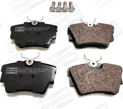 Champion 573059CH - Brake Pad Set, disc brake autospares.lv