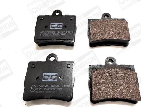 Champion 573053CH - Brake Pad Set, disc brake autospares.lv