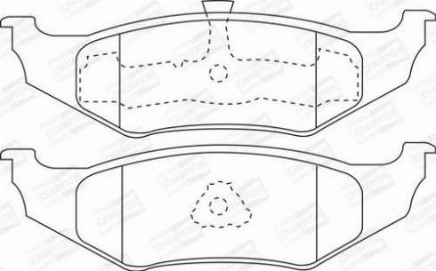 Havam HP7899 - Brake Pad Set, disc brake autospares.lv