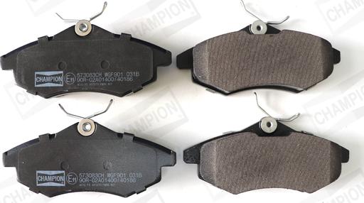 Champion 573083CH - Brake Pad Set, disc brake autospares.lv