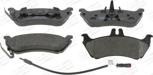 Champion 573148CH - Brake Pad Set, disc brake autospares.lv