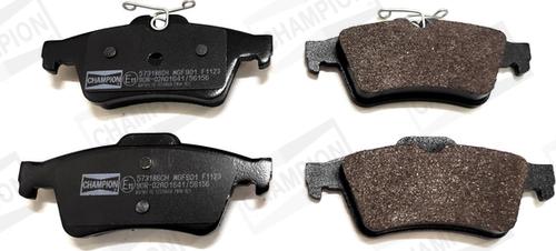 Champion 573186CH - Brake Pad Set, disc brake autospares.lv