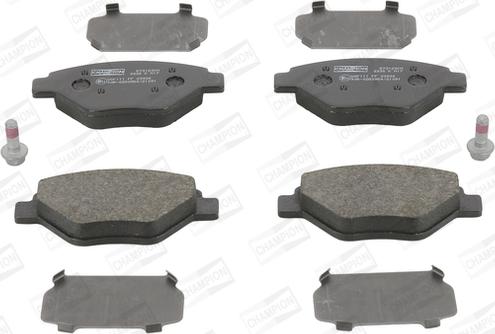 Champion 573123CH - Brake Pad Set, disc brake autospares.lv