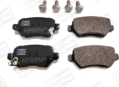 Champion 573122CH - Brake Pad Set, disc brake autospares.lv