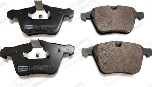 Champion 573179CH - Brake Pad Set, disc brake autospares.lv