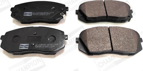 Champion 573814CH - Brake Pad Set, disc brake autospares.lv