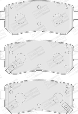 Champion 573830CH - Brake Pad Set, disc brake autospares.lv