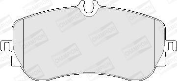 Champion 573832CH - Brake Pad Set, disc brake autospares.lv