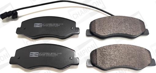 Champion 573358CH - Brake Pad Set, disc brake autospares.lv