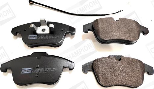 Champion 573311CH - Brake Pad Set, disc brake autospares.lv