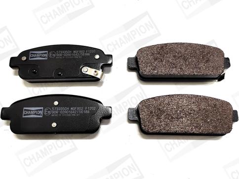 Champion 573335CH - Brake Pad Set, disc brake autospares.lv