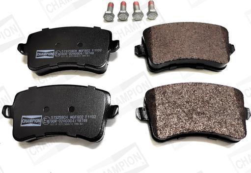 Champion 573259CH - Brake Pad Set, disc brake autospares.lv