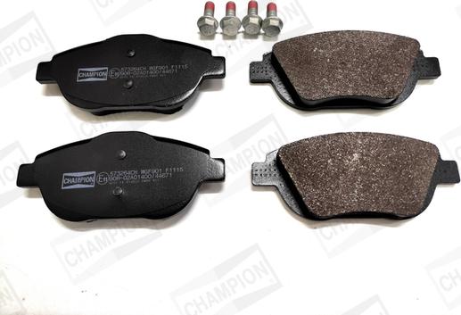 Champion 573264CH - Brake Pad Set, disc brake autospares.lv