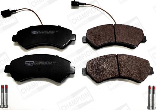 Champion 573261CH - Brake Pad Set, disc brake autospares.lv