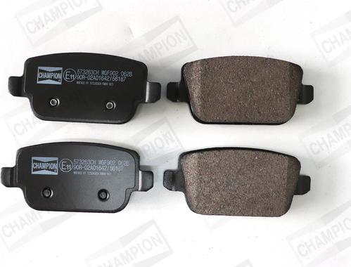 Champion 573263CH - Brake Pad Set, disc brake autospares.lv