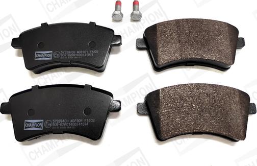 Champion 573284CH - Brake Pad Set, disc brake autospares.lv