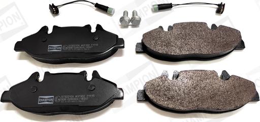 Champion 573221CH - Brake Pad Set, disc brake autospares.lv