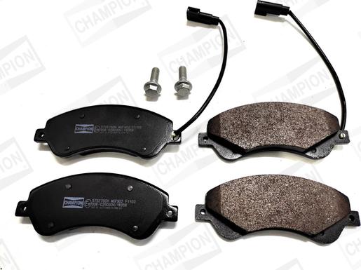 Champion 573276CH - Brake Pad Set, disc brake autospares.lv