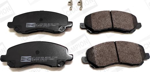 Champion 573278CH - Brake Pad Set, disc brake autospares.lv