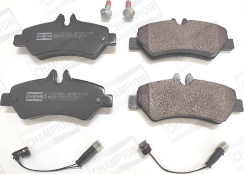 Champion 573729CH - Brake Pad Set, disc brake autospares.lv