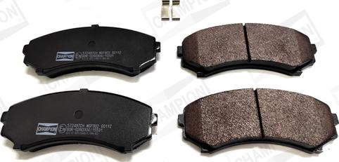 Champion 572497CH - Brake Pad Set, disc brake autospares.lv