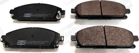 Champion 572466CH - Brake Pad Set, disc brake autospares.lv