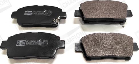 Champion 572405CH - Brake Pad Set, disc brake autospares.lv