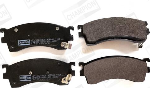 Champion 572434CH - Brake Pad Set, disc brake autospares.lv