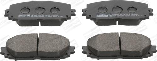 Champion 572594CH - Brake Pad Set, disc brake autospares.lv