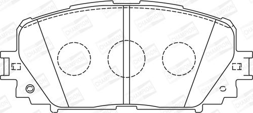 Champion 572594CH - Brake Pad Set, disc brake autospares.lv