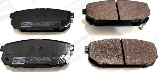 Champion 572549CH - Brake Pad Set, disc brake autospares.lv