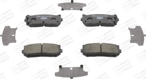 Champion 572556CH - Brake Pad Set, disc brake autospares.lv