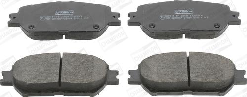 Champion 572553CH - Brake Pad Set, disc brake autospares.lv