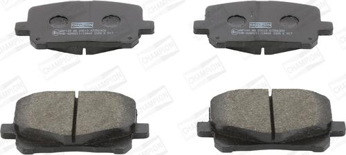 Champion 572563CH - Brake Pad Set, disc brake autospares.lv